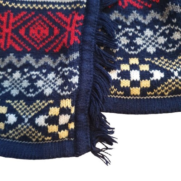 Age 11-12 Years Multicolour Asymmetric Knit & Faux Leather Skirt - Picture 3 of 7